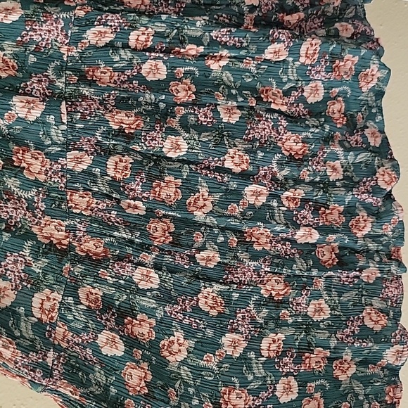 Hayley London Mini Dress Size S Floral Mini Short Sleeves - Picture 12 of 12